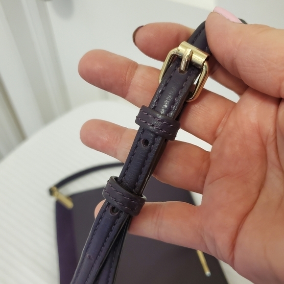 Rebecca Minkoff Sofia Purple Leather/Suede Clutch/Crossbody - Picture 13 of 15